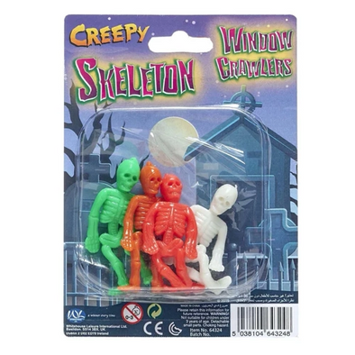 Creepy Stretchy Skeleton Window Crawlers